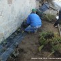 08-Изграждане на леха с камъни и дек. растителност 1